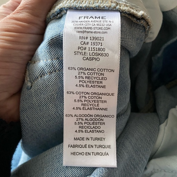 Frame “Le One Skinny” in Caspio - Picture 6 of 7